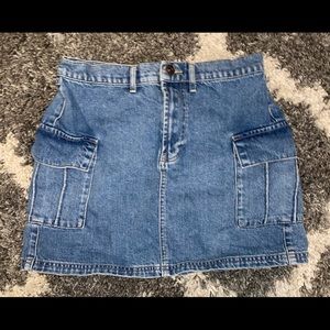urban outfitters jean skirt